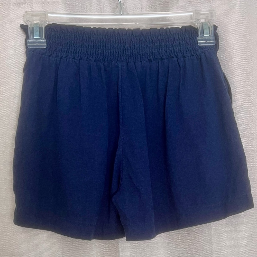 Wonder Nation Black Elastic Waist Shorts with Pockets Girls M 7/8